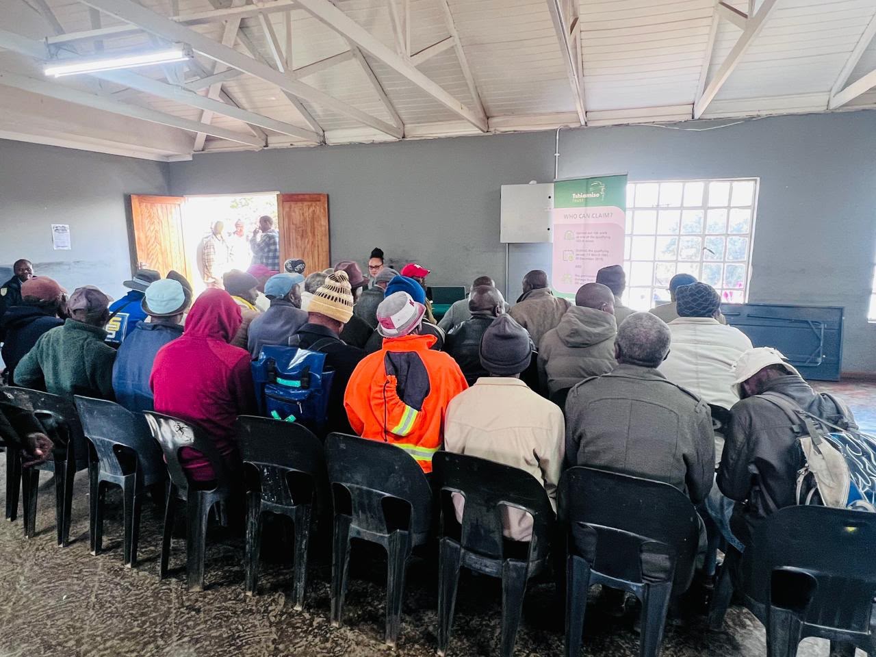 TSHIAMISO TRUST EXPANDS OUTREACH CAMPAIGN FOR KZN EX-GOLD MINERS IN SILICOSIS AND TB COMPENSATION